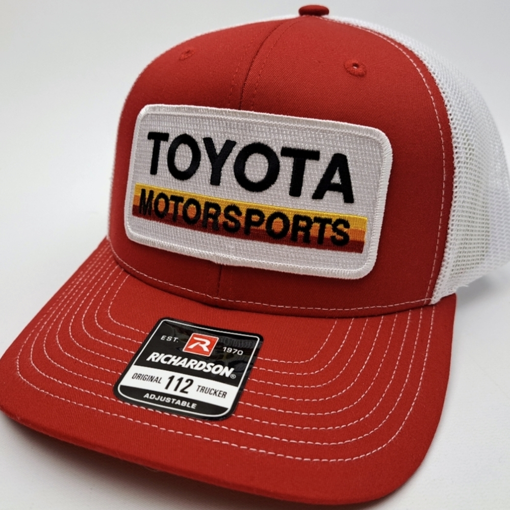 Toyota Motorsports Richardson 112 Trucker Patch Hat Cap Tundra Tacoma Camry JDM